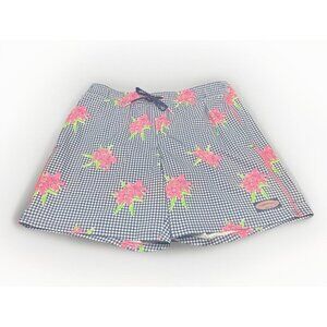 Vineyard Vines Men's 7” Chappy Printed Gingham & Floral Lined Swim Trunks Sz M